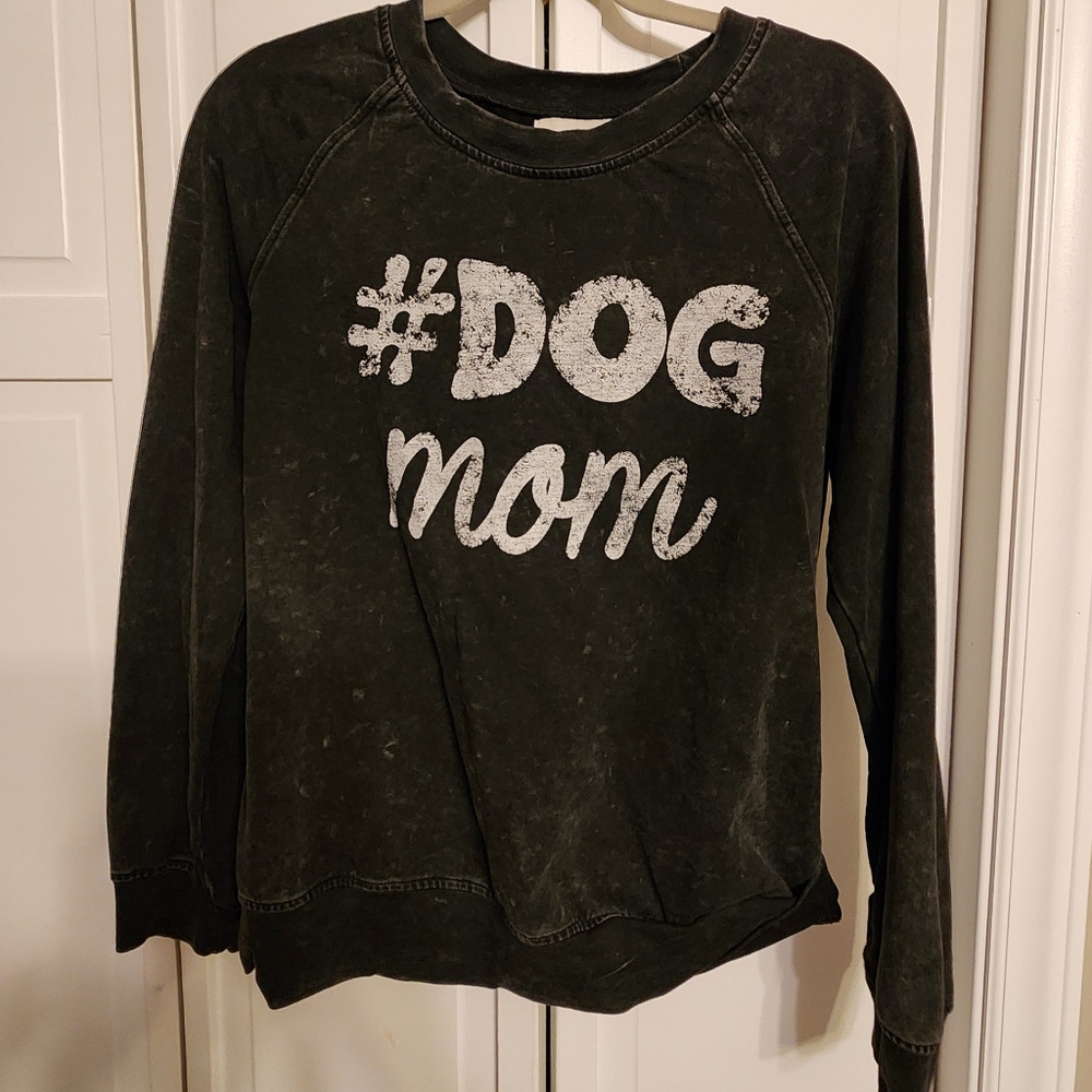 Fantastic Fawn Charcoal Dog Mom Sweatshirt